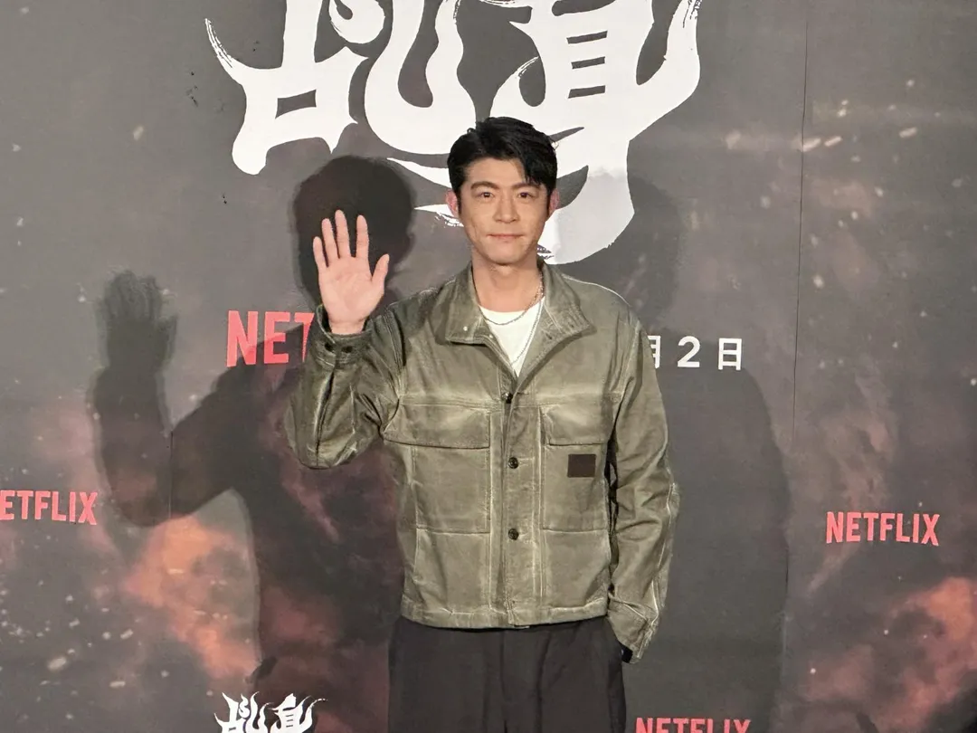 王柏傑被問舊愛謝欣穎尬笑回應。（圖／記者 伍映澄 攝）