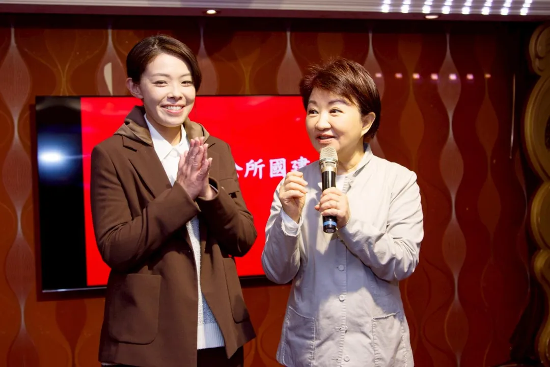 盧秀燕訪美前夕與高虹安餐敘，並進行市政交流。（圖／台中市府提供）
