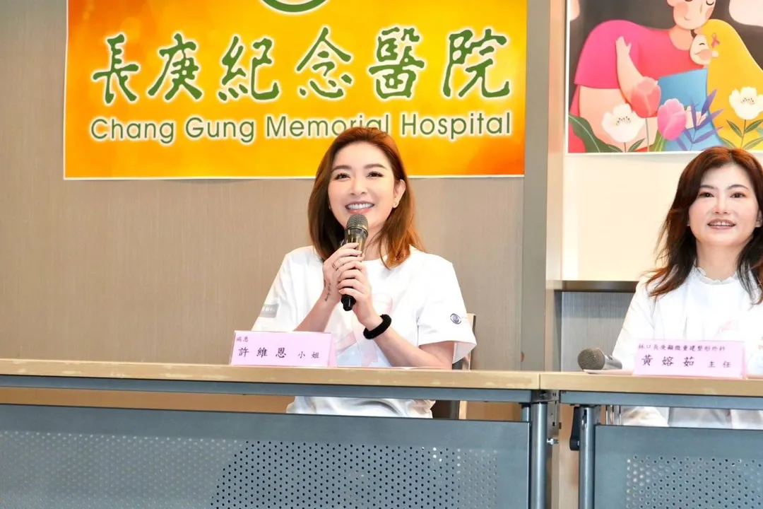 許維恩健檢時就已經被醫師告知乳房有異物，判斷為0期，需要3個月定期追蹤，但自己拖到半年後才檢查，未料就發現變成1期乳癌。(圖/長庚醫院)