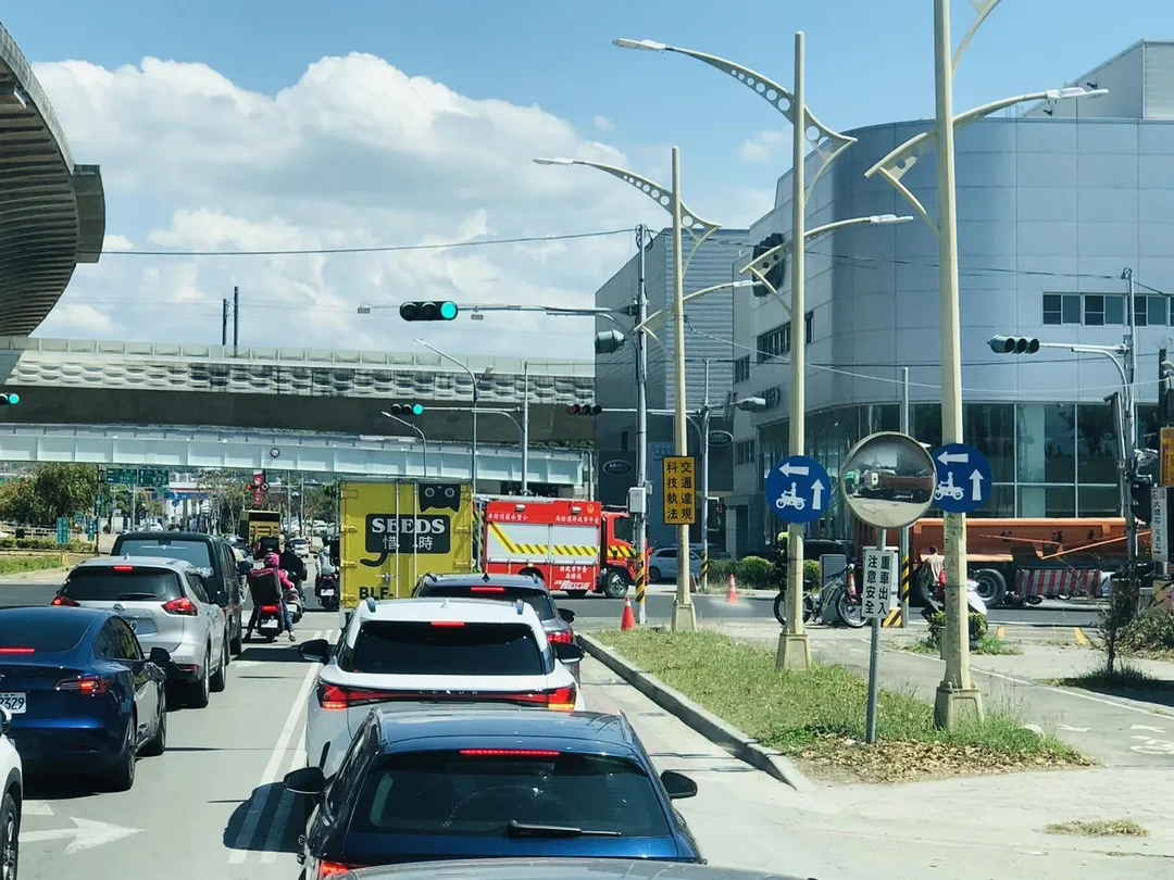 車禍現場。(圖/台南道路救援張家班群友提供)
