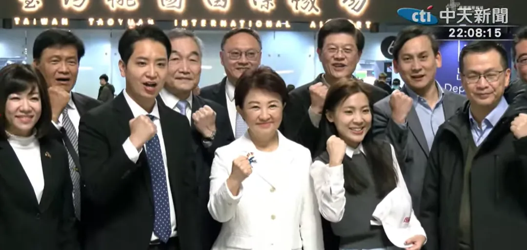 盧秀燕率團訪問美國。（圖／中天新聞）