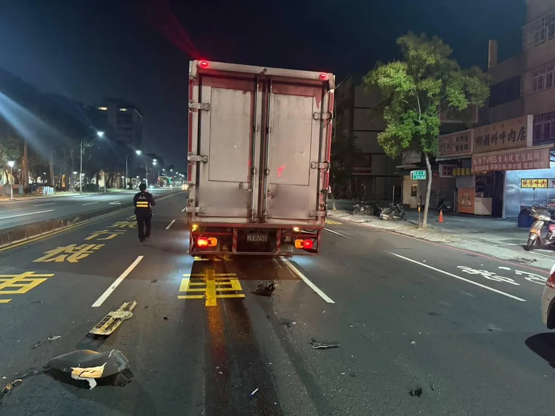 車禍現場。（圖／警方提供）
