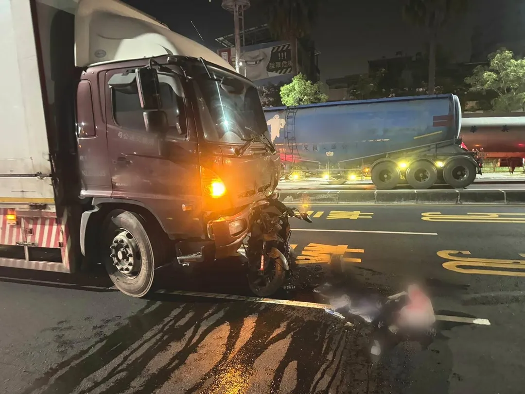 車禍現場。（圖／警方提供）