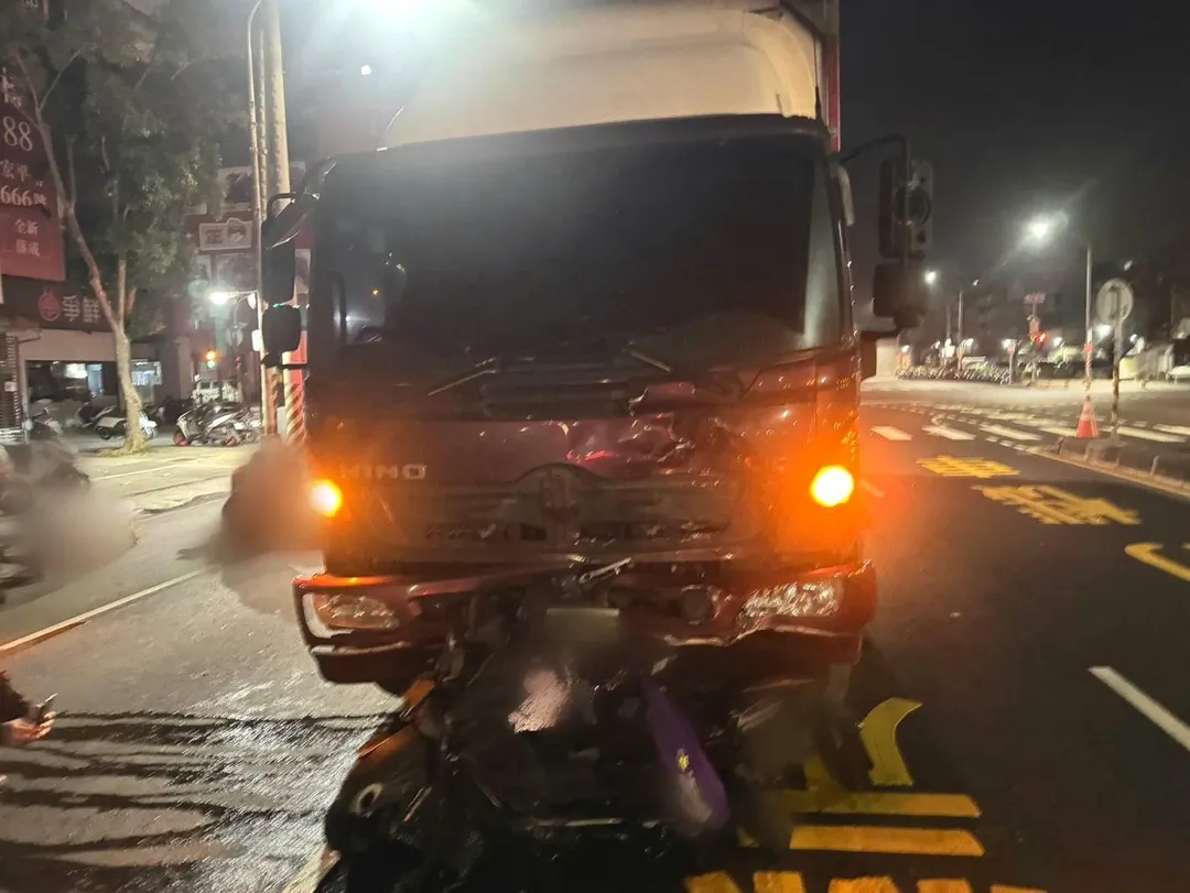 車禍現場。（圖／警方提供）