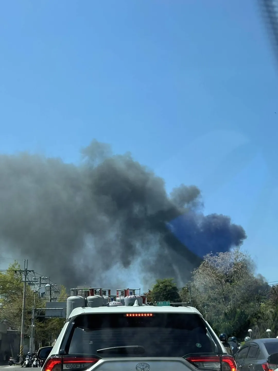 火災現場。（圖／記者爆料網）