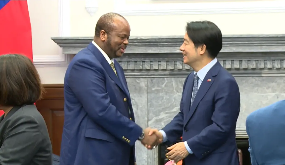 圖為賴清德2024年和史瓦帝尼國王恩史瓦帝三世會面。（圖/總統府提供）