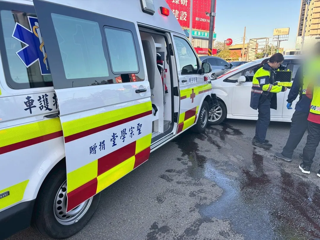 車禍現場。(圖/中天新聞)