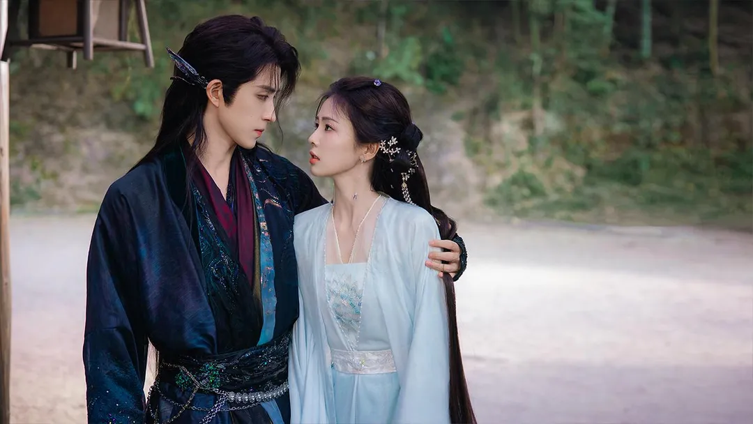 《白月梵星》是白鹿和敖瑞鵬首次合作。（圖／中天娛樂台 提供）