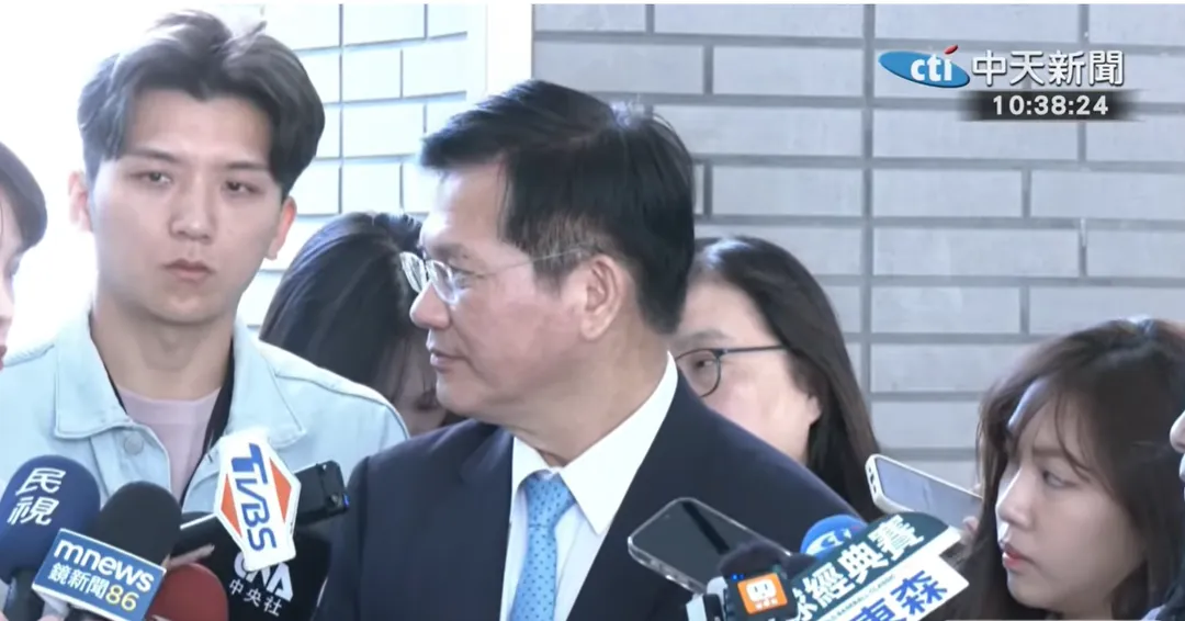 林佳龍受訪。（圖/中天新聞）