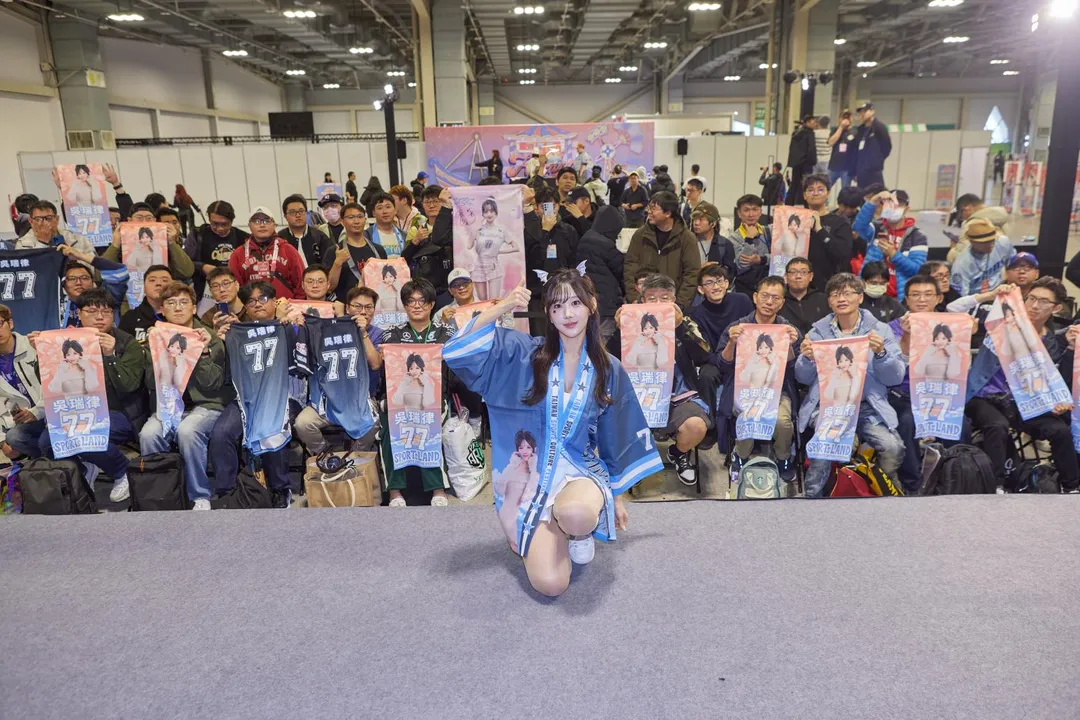女孩舞台區是每屆最熱門活動之一，圖為韓國啦啦隊女神吳瑞律。（圖／SPORTsLAND 提供）