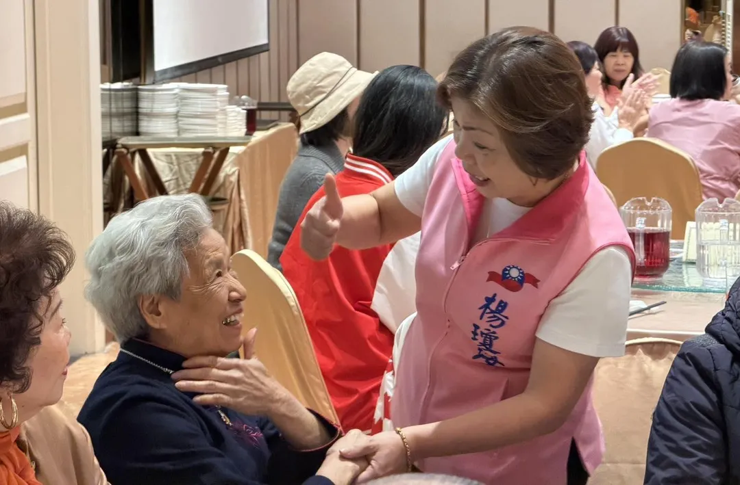 楊瓊瓔提到目前台中市65歲以上人口已經達49萬人。(圖/楊瓊瓔臉書)