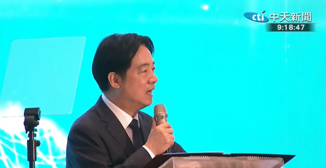 賴清德表示，台灣願意與世界分享經驗，也有能力，為世界做出更多貢獻。（圖/中天新聞）