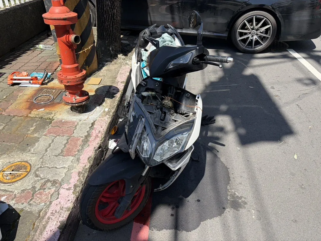 車禍現場。（圖／警方提供）