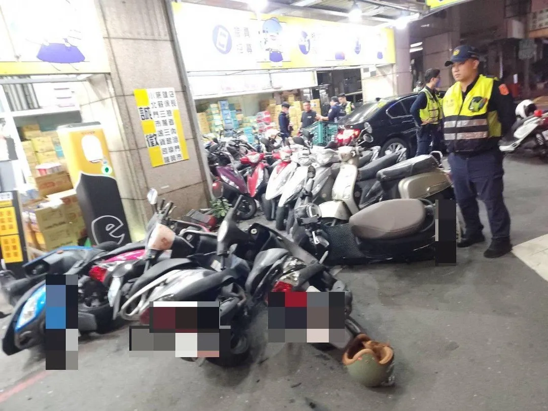 車禍現場。(圖/中天新聞)