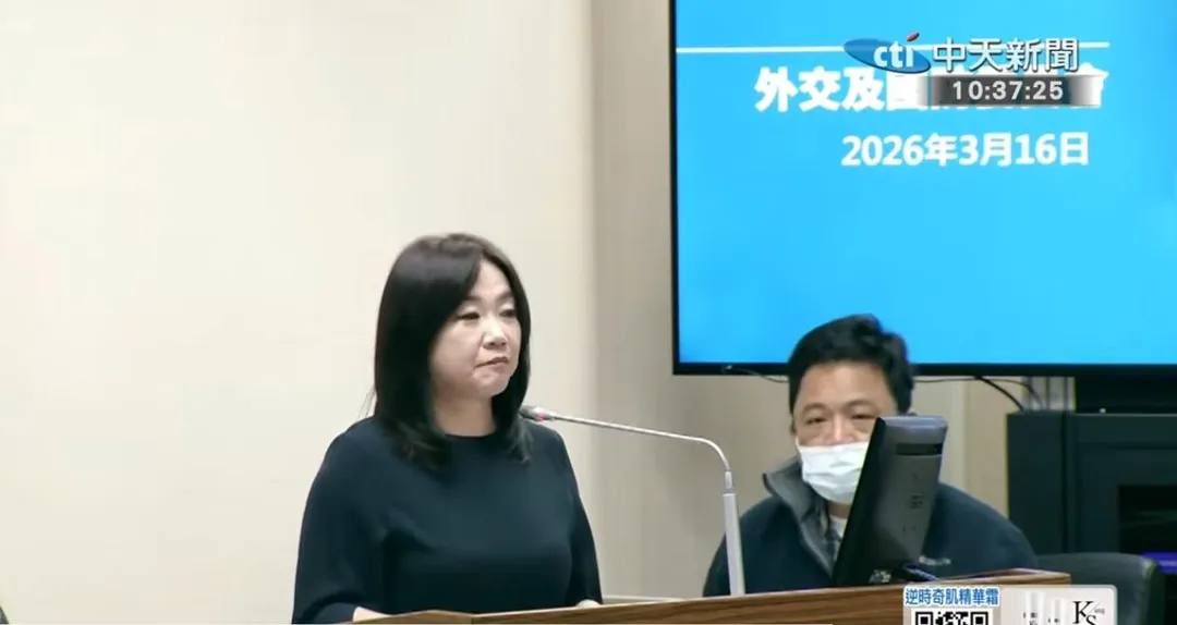 國民黨立委馬文君。(圖/中天新聞)