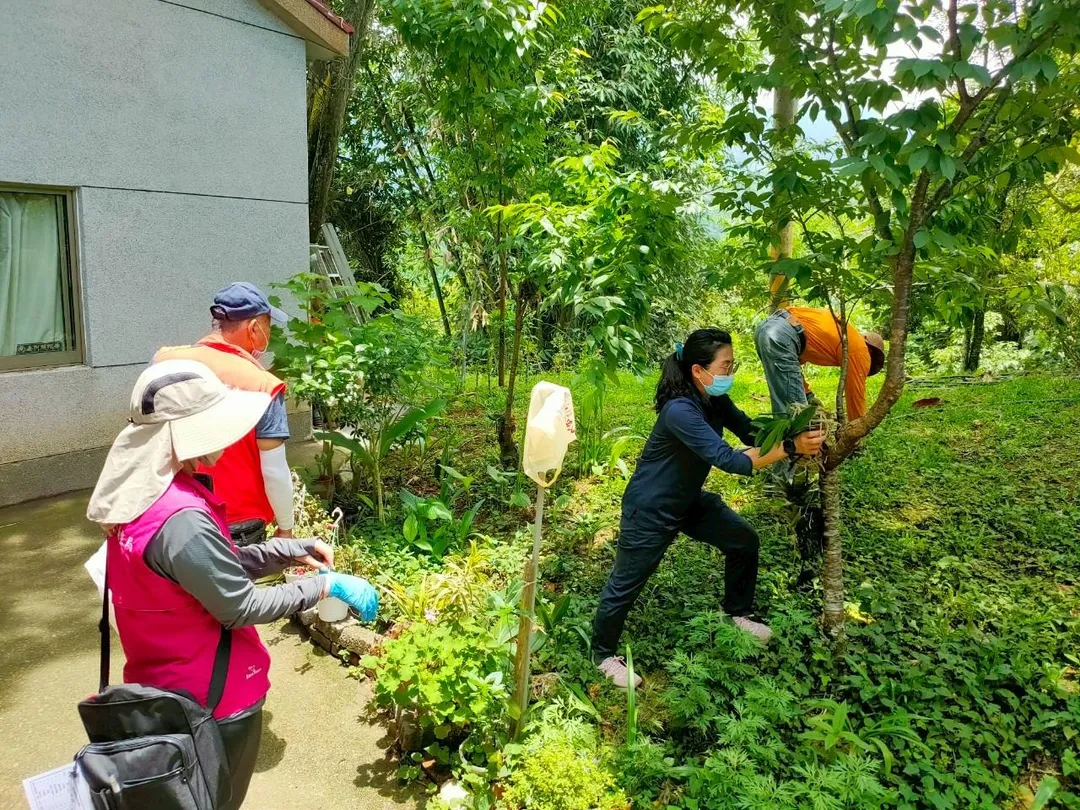 清明、兒童連假將至,民眾進行戶外掃墓、踏青或露營時,容易進入蟲媒孳生的草叢環境。(圖/南投縣衛生局提供)