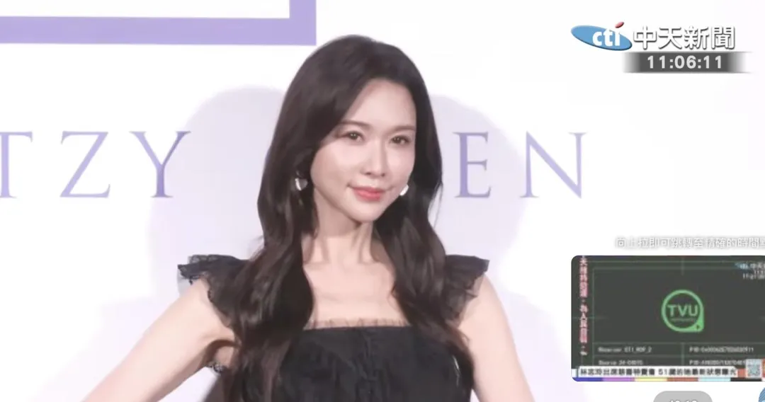 女星林志玲17日擔任愛心大使,出席夏姿慈善特賣記者會。(圖/中天新聞)