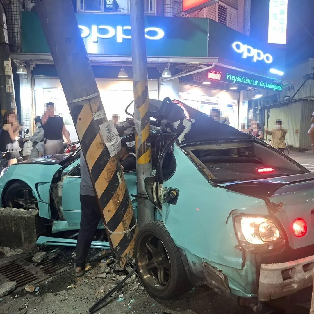 車禍現場。（圖／中天新聞）