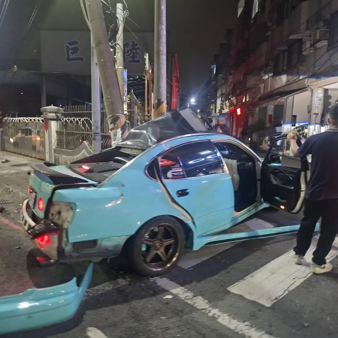 車禍現場。（圖／中天新聞）