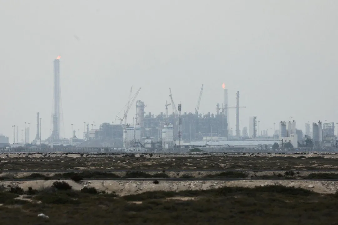 圖為卡達能源公司的液化天然氣（LNG）生產設施。（圖／路透社）