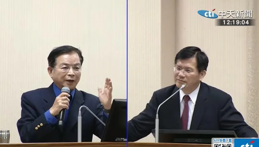 賴士葆建議林佳龍將「首爾」改回「漢城」，這樣比較刺激。（圖／中天新聞）