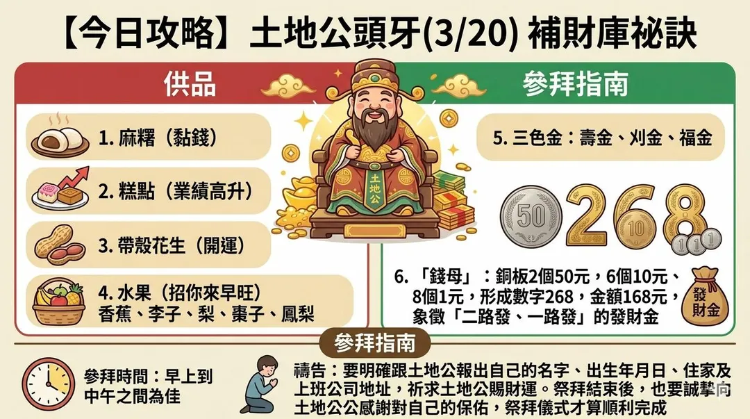 今天頭牙、龍抬頭強碰，補財庫有秘訣。（圖／AI製圖）