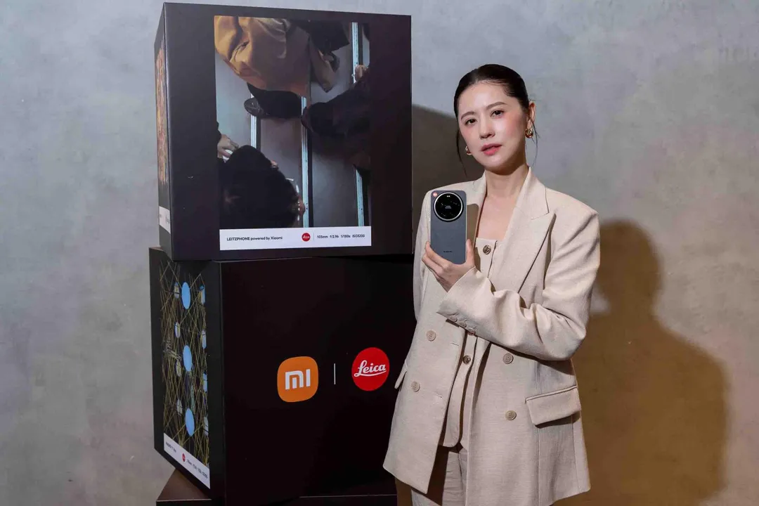 女星林予晞20日出席手機品牌活動與攝影師森爸展開跨界對談。(圖/小米台灣 提供)