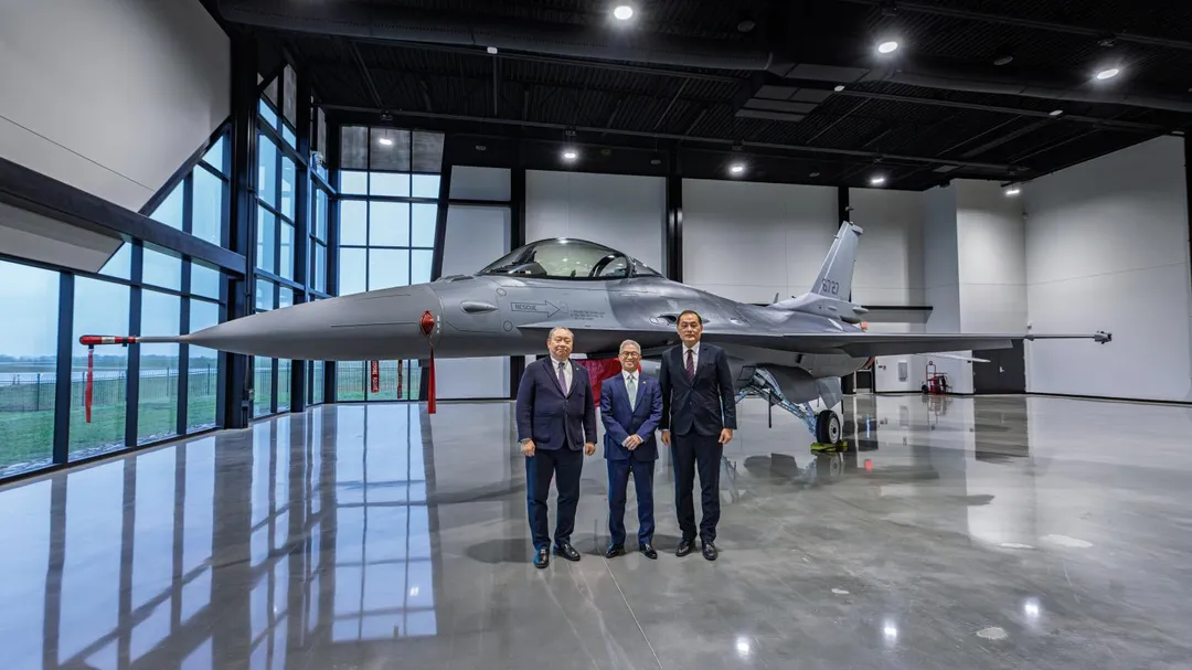 對美軍購66架F-16新機已有部分完工。（圖／國防部）