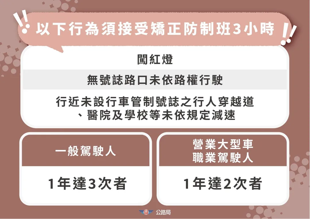 矯正防制班課程時數為3小時。（圖／翻攝畫面）