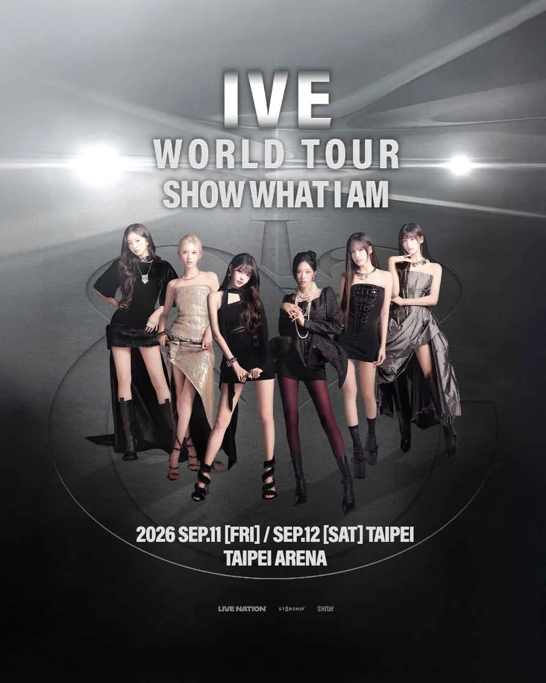 IVE正式宣布世界巡演9月11日、12日首度站上台北小巨蛋!(圖/Live Nation Taiwan 提供)