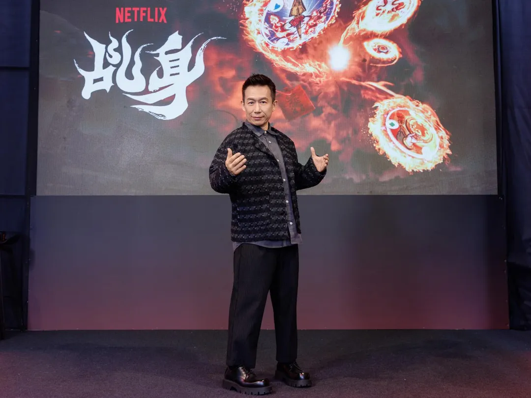 郭子乾在《乩身》飾演反派神棍。（圖／Netflix提供）