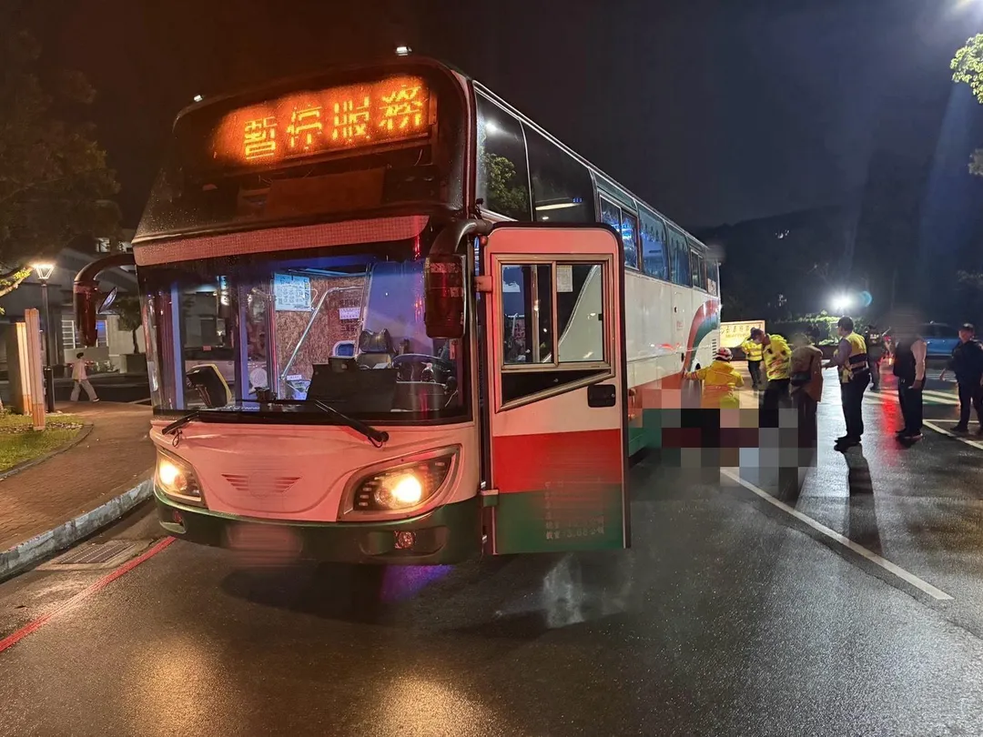 車禍現場。（圖／警方提供）