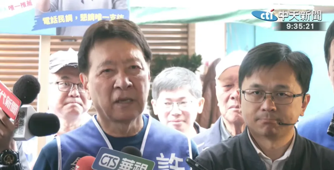 趙少康受訪。（圖/中天新聞）