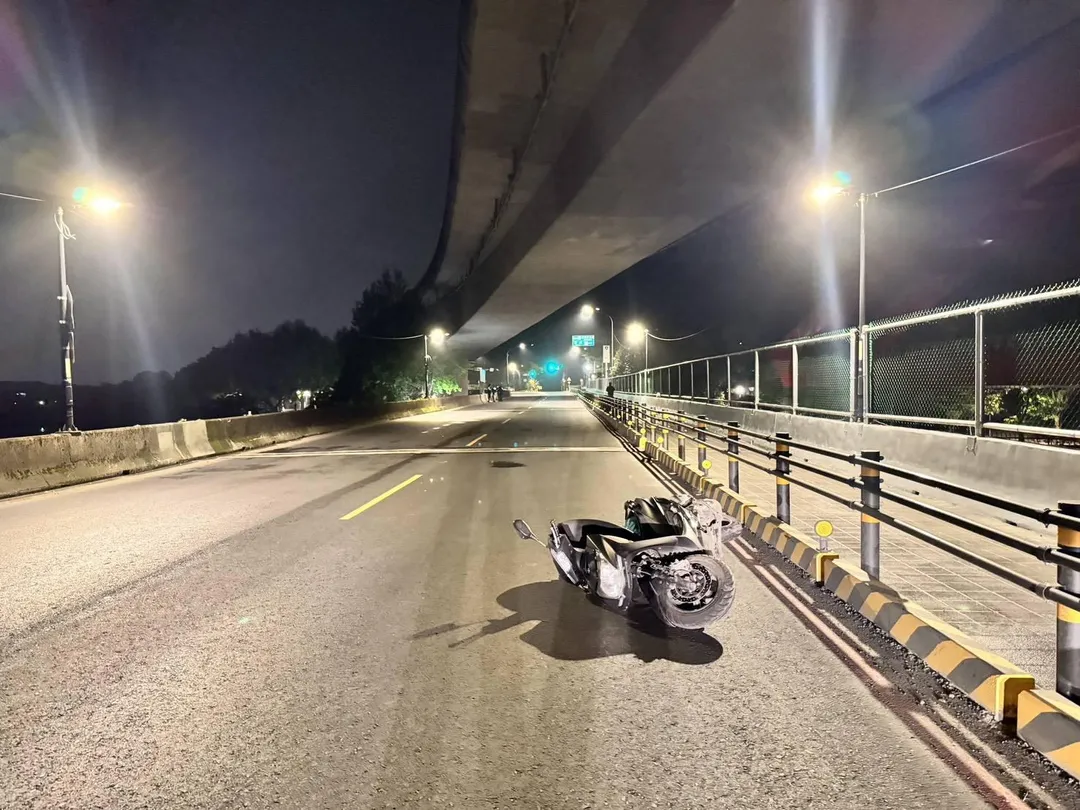 車禍現場。（圖／警方提供）