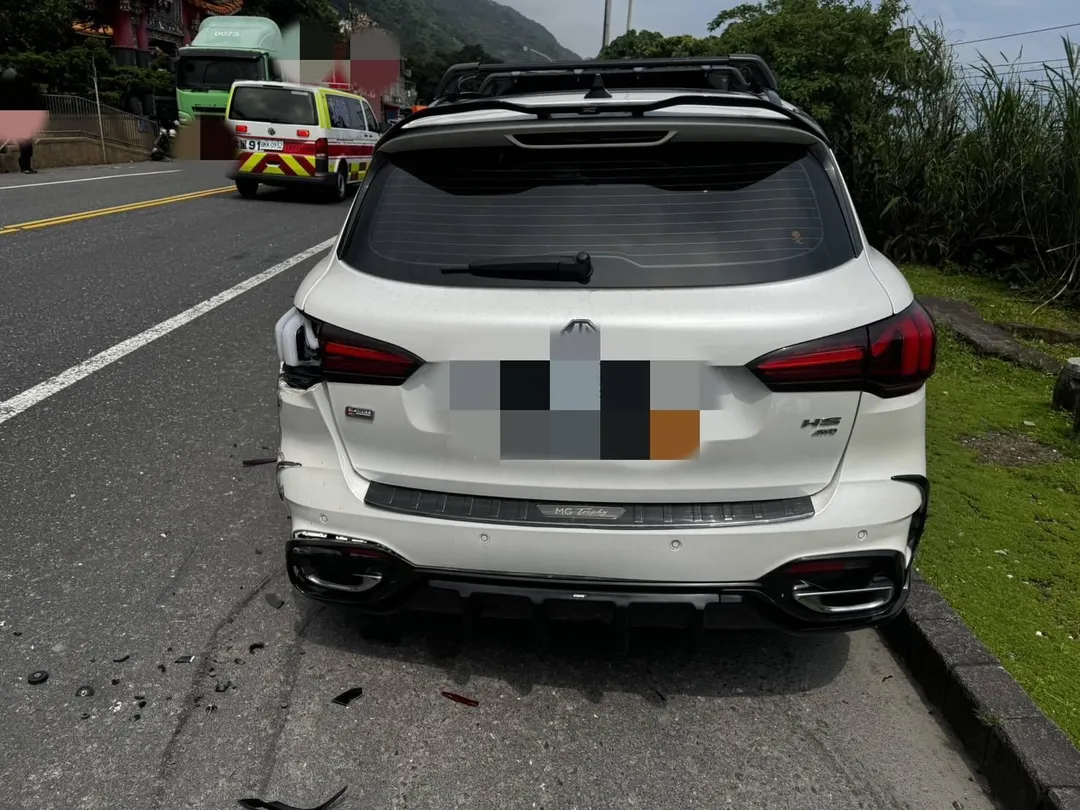車禍現場畫面。（圖／警方提供）