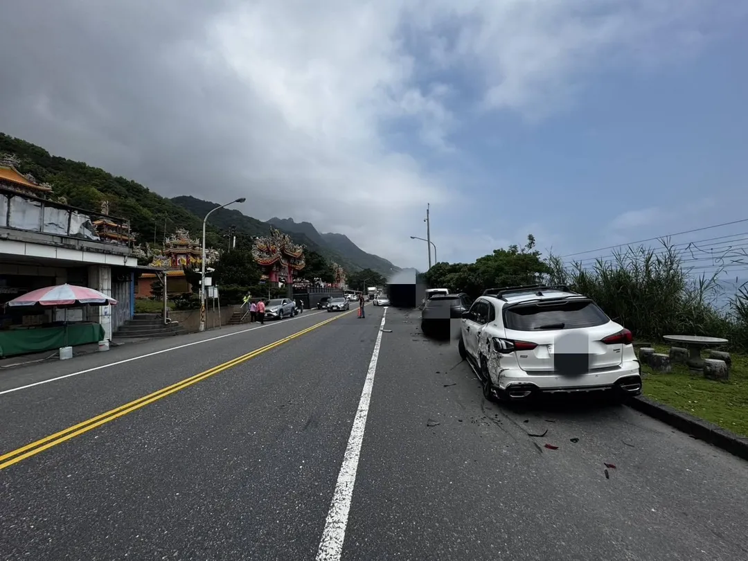 車禍現場畫面。（圖／警方提供）