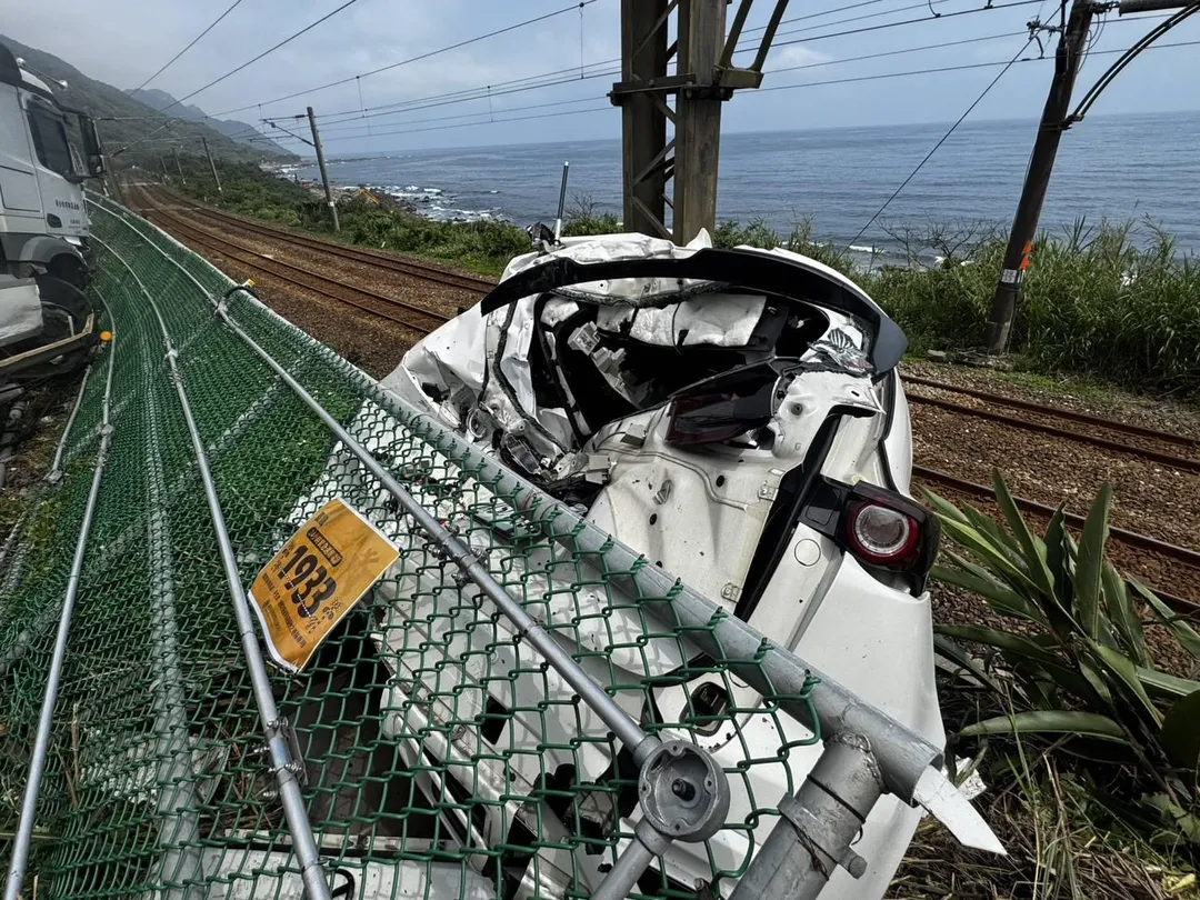 車禍現場畫面。（圖／警方提供）