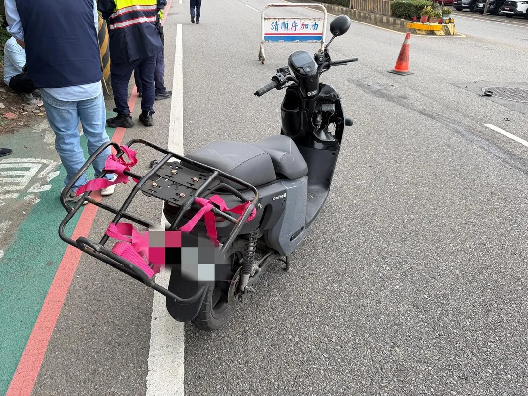 車禍現場。(圖/警方提供)