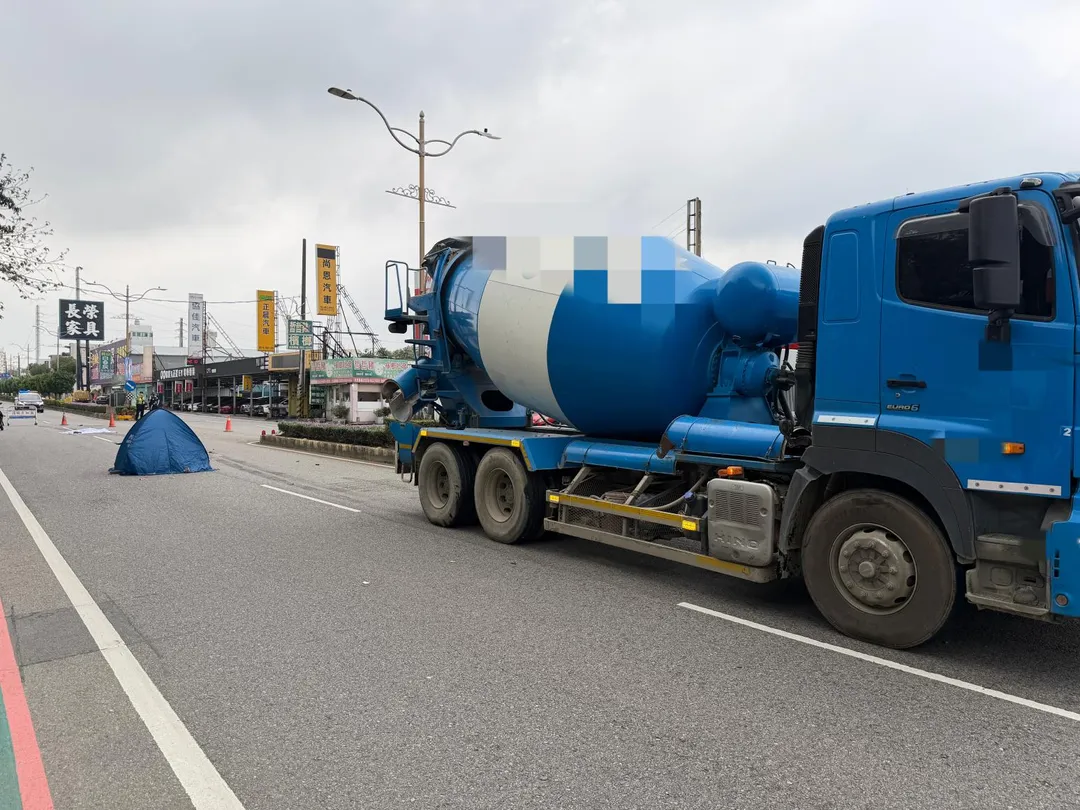 車禍現場。（圖／警方提供）