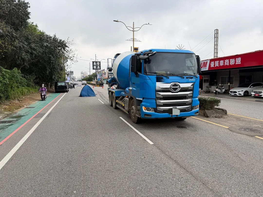 車禍現場。(圖/警方提供)