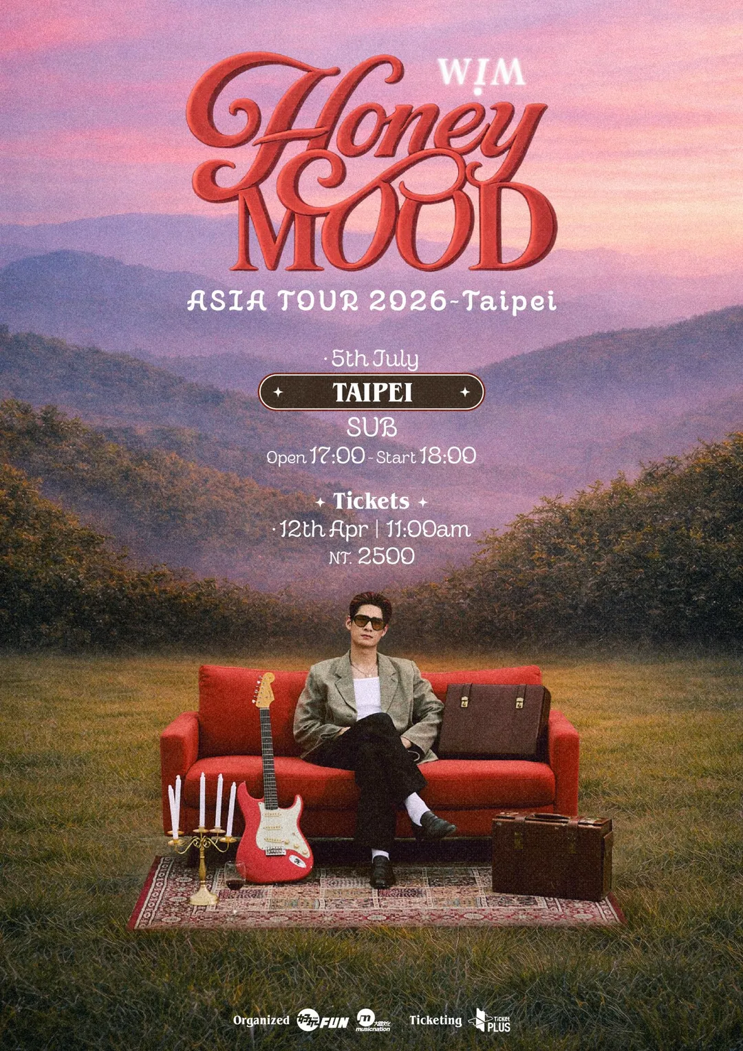 將於7月5帶著全新個人世界巡迴演出《WIM 2026 Asia Honeymoon Tour - Taipei》再次登陸台北。(圖/好玩國際文化提供)