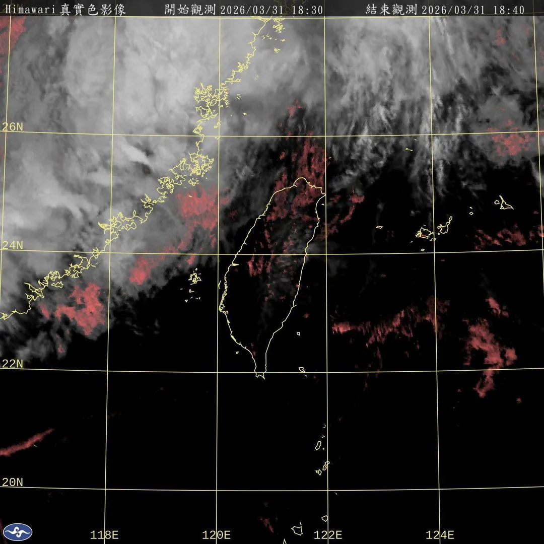 未來一週3波鋒面接力、易有陣雨或雷雨。（圖／氣象署）