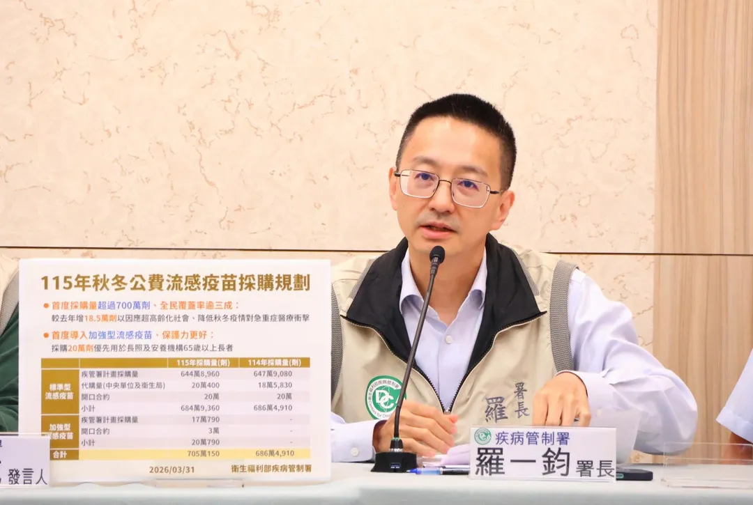 加強型疫苗目前僅優先提供長照及安養機構65歲以上長者使用，羅一鈞解釋是考量預算負擔因素。(圖/疾管署)