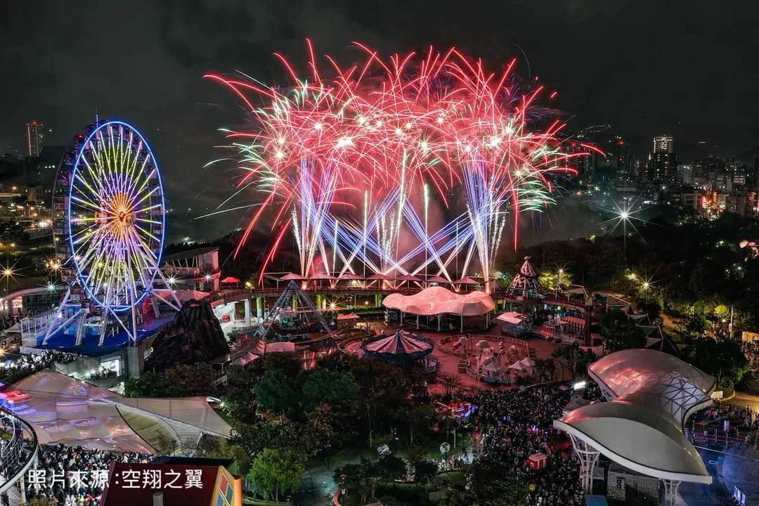 4月4日兒童節當日晚間將施放40秒星空煙火秀。(圖/空翔之翼)