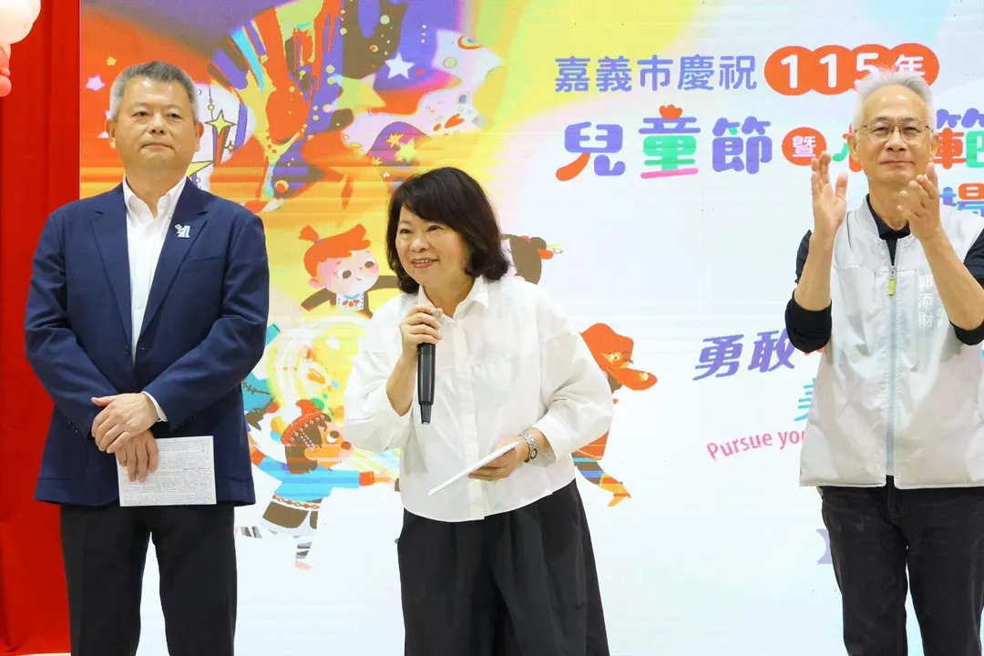 黃敏惠宣布，嘉義市跟進營養午餐免費政策。（圖／翻攝黃敏惠臉書）
