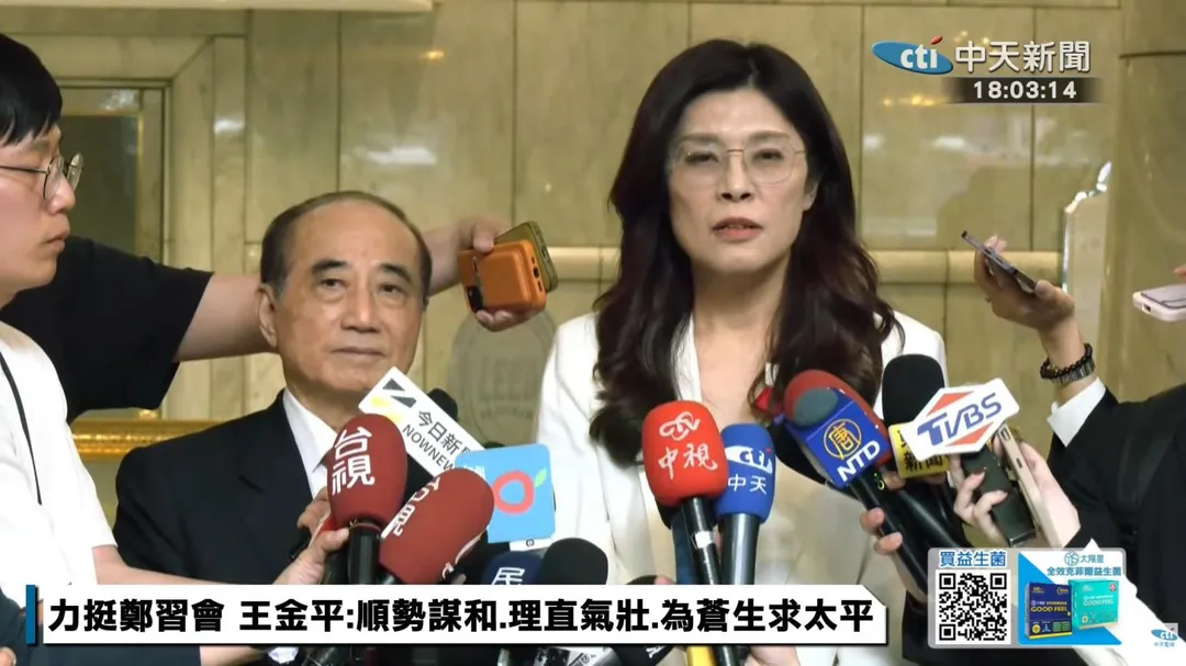 鄭麗文拜訪王金平。(圖/中天新聞)