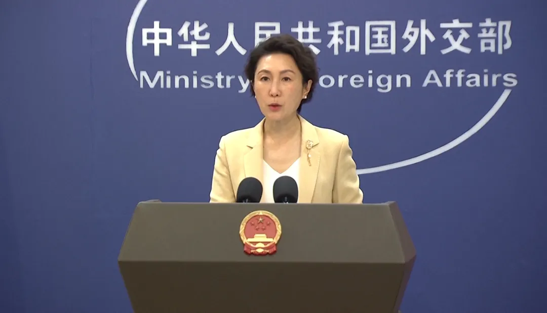 大陸外交部發言人毛寧。（圖／CCTV+）
