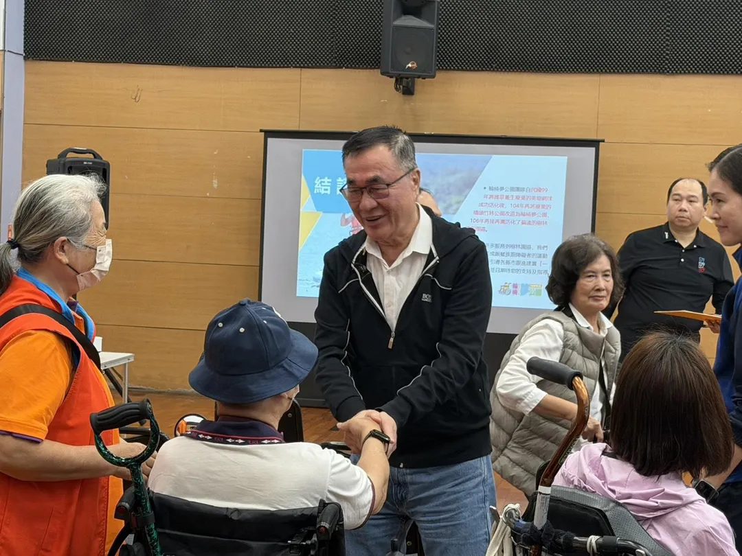 李四川4日參訪輪椅夢公園。（圖/李四川辦公室提供）
