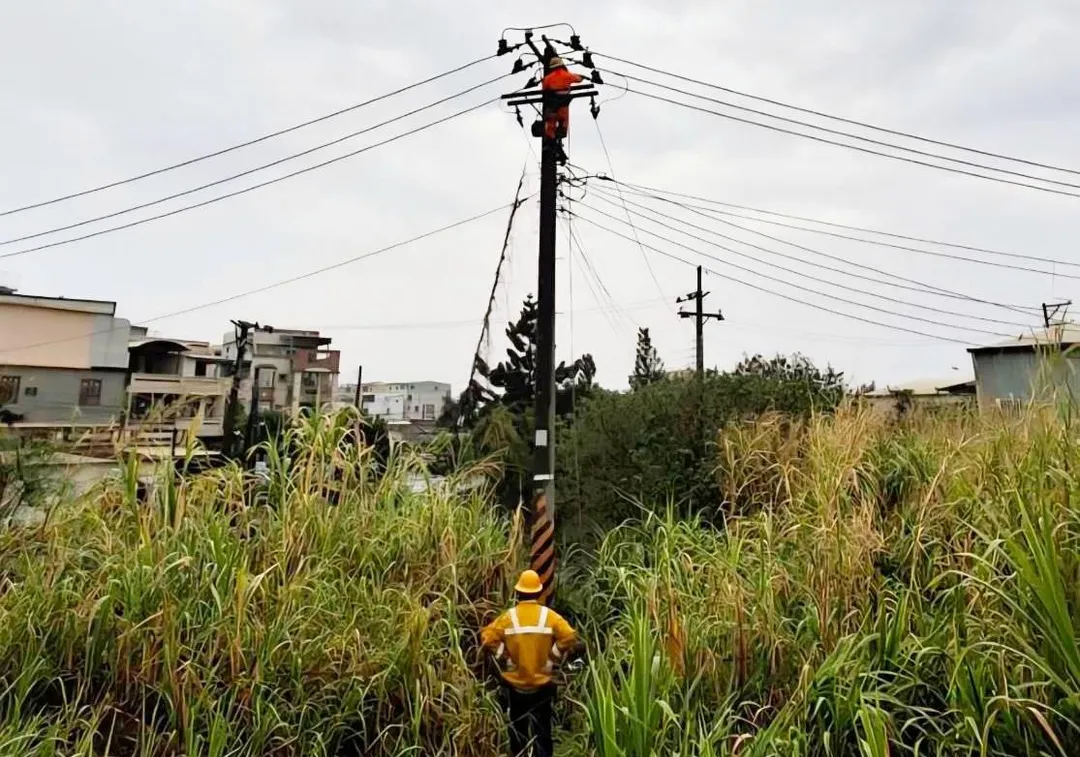 高雄大樹區無預警停電。(圖/台電提供)