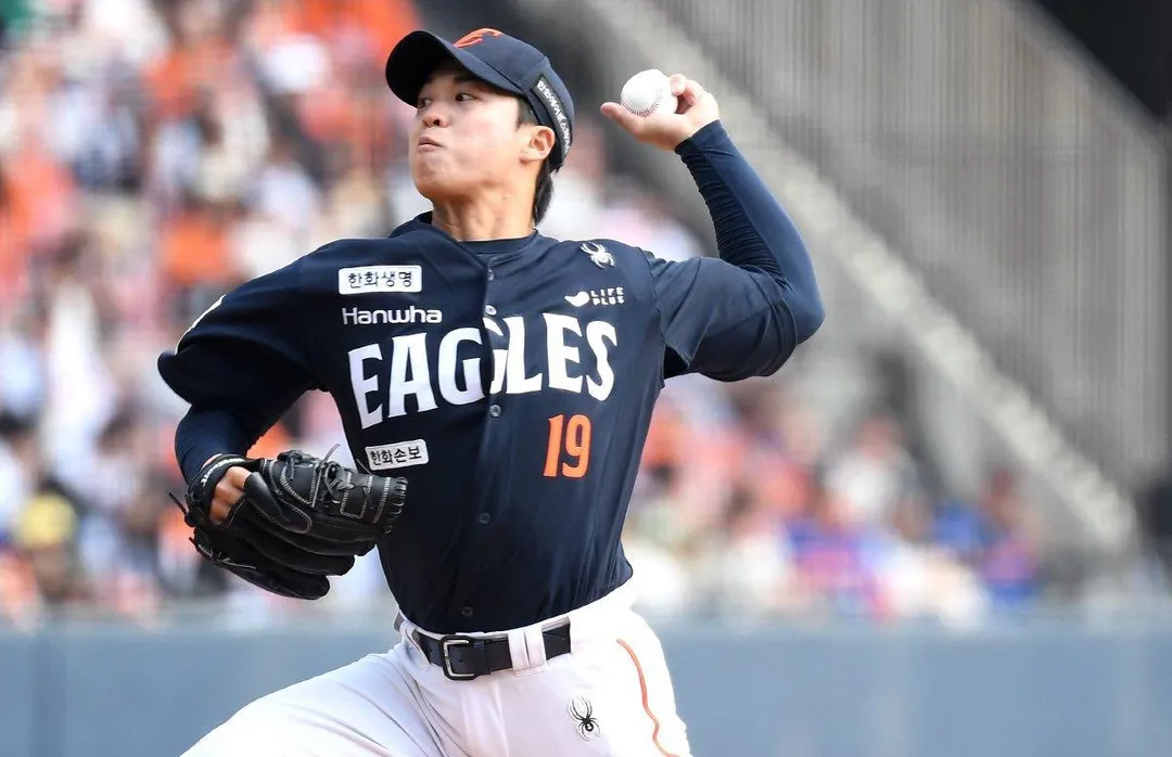 王彥程優質先發收下第2勝。(圖/翻攝自韓華鷹社群平台X)